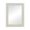 Mirror Joliene Inart  natural-antique white color mdf 60x80x2.1cm