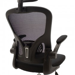 Manager office chair Ergoline pakoworld with fabric mesh in black colour Manager office chair Ergoline pakoworld with fabric mesh in black colour