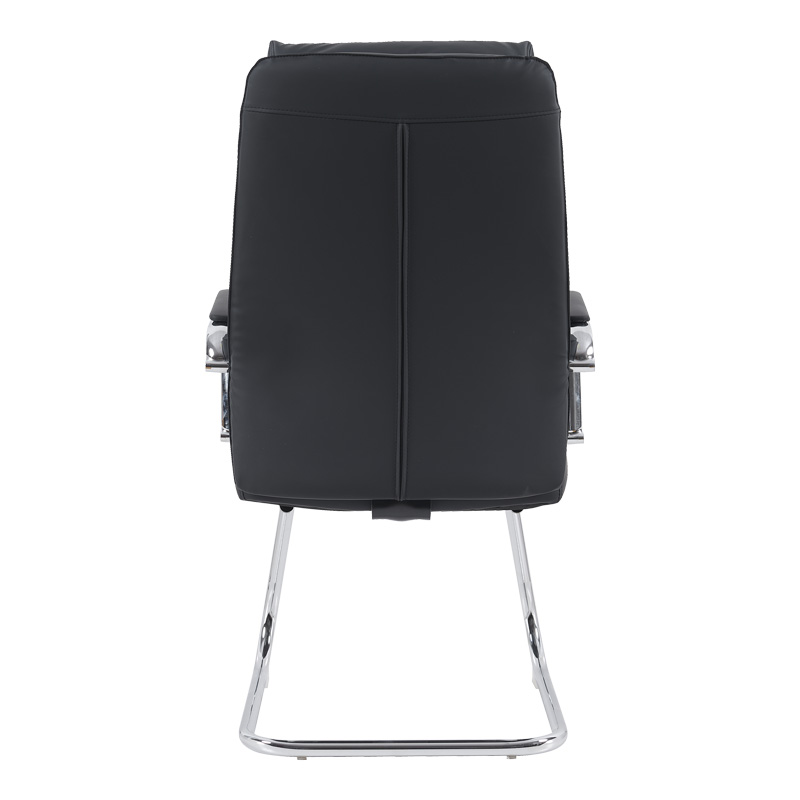 Visitor chair Siquel I pakoworld pu in black color 58x62x105cm Visitor chair Siquel I pakoworld pu in black color 58x62x105cm