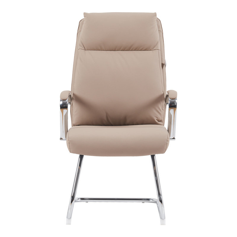 Visitor chair Siquel I pakoworld pu in cappuccino color 58x62x105cm Visitor chair Siquel I pakoworld pu in cappuccino color 58x62x105cm