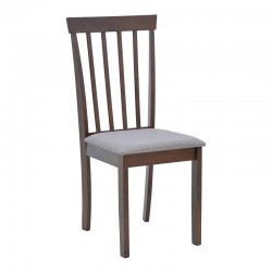 Houston chair pakoworld in walnut shade 40x49x94cm Houston chair pakoworld in walnut shade 40x49x94cm