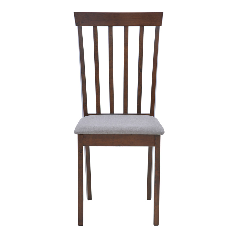 Houston chair pakoworld in walnut shade 40x49x94cm Houston chair pakoworld in walnut shade 40x49x94cm