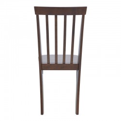 Houston chair pakoworld in walnut shade 40x49x94cm Houston chair pakoworld in walnut shade 40x49x94cm