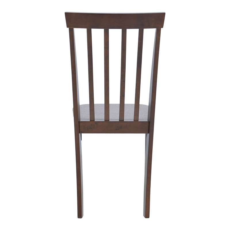 Houston chair pakoworld in walnut shade 40x49x94cm Houston chair pakoworld in walnut shade 40x49x94cm