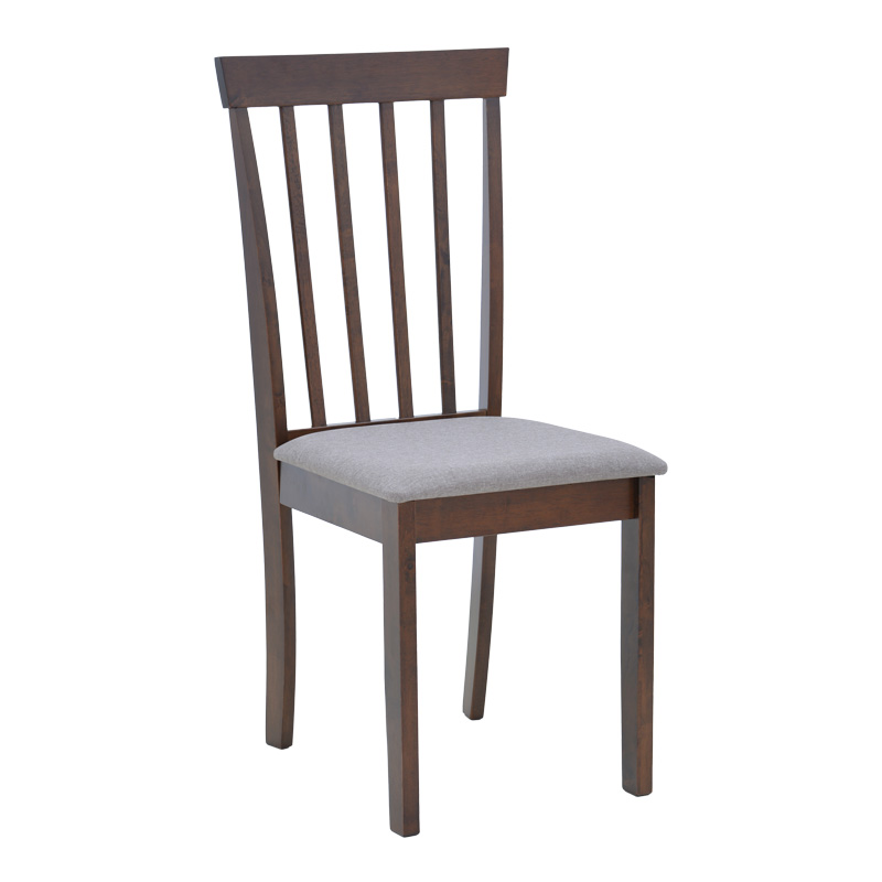 Houston chair pakoworld in walnut shade 40x49x94cm