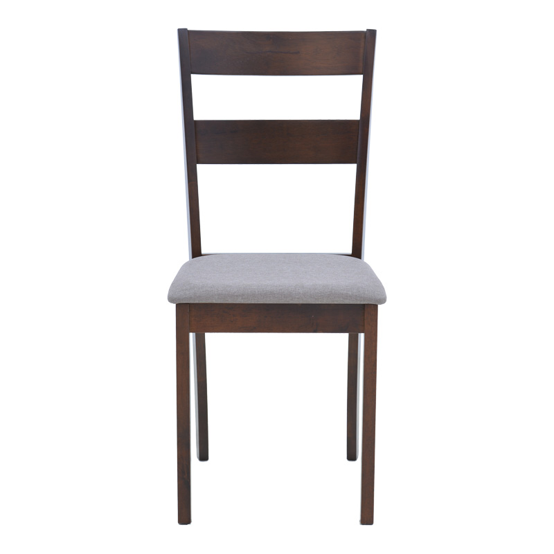 Dallan chair pakoworld in walnut shade 40x47.5x89cm Dallan chair pakoworld in walnut shade 40x47.5x89cm