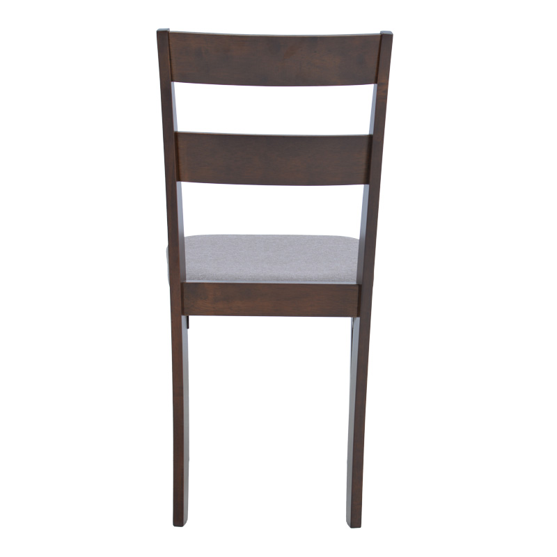 Dallan chair pakoworld in walnut shade 40x47.5x89cm Dallan chair pakoworld in walnut shade 40x47.5x89cm