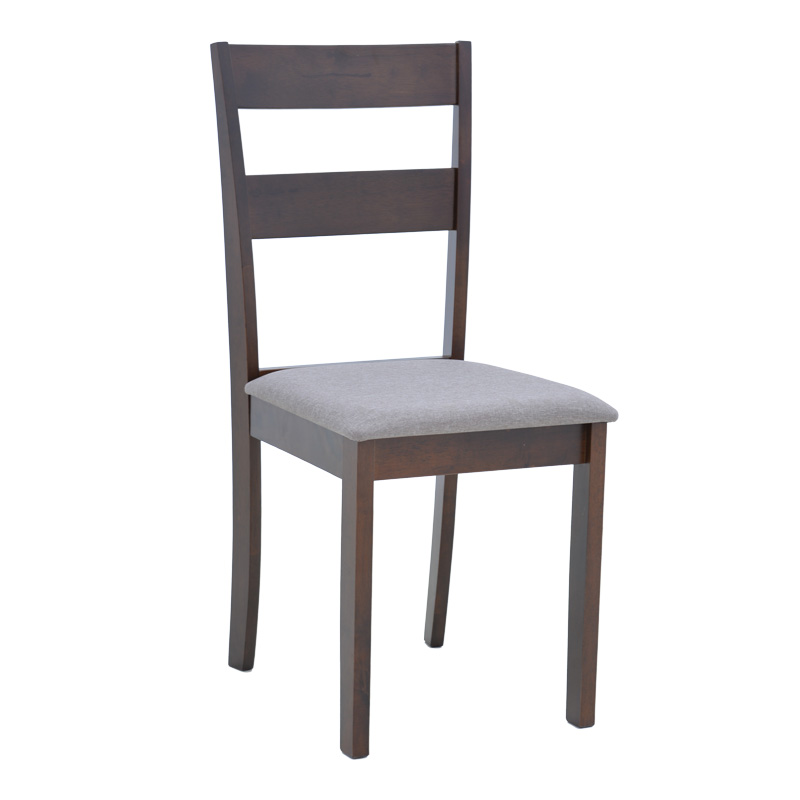 Dallan chair pakoworld in walnut shade 40x47.5x89cm Dallan chair pakoworld in walnut shade 40x47.5x89cm