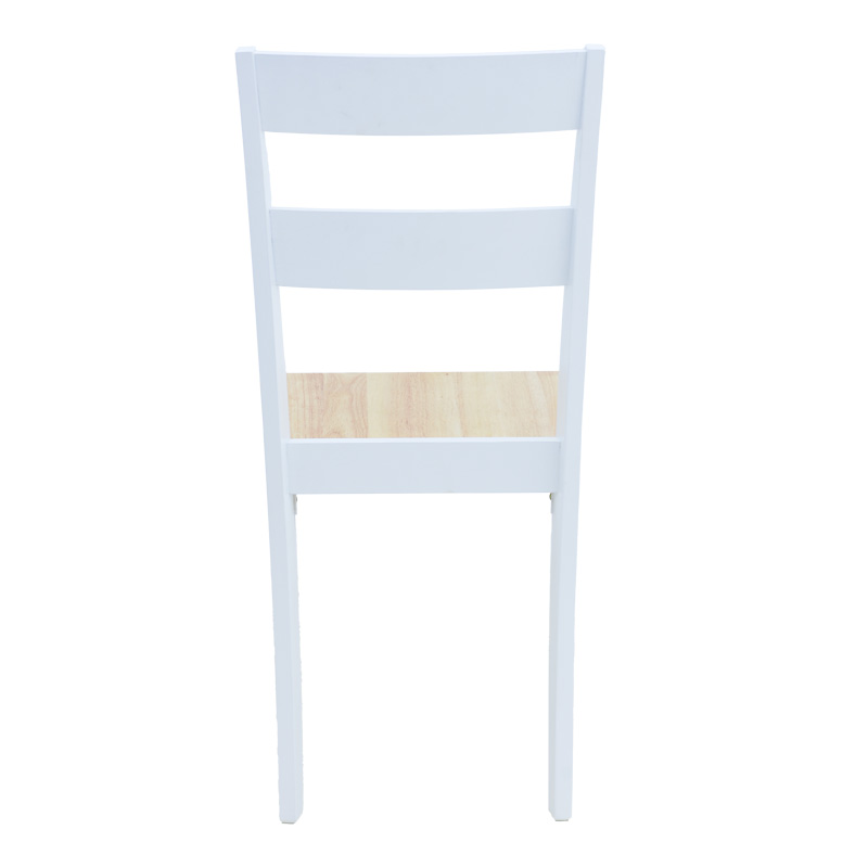 York chair pakoworld in white-natural shade 39.5x47.5x89cm York chair pakoworld in white-natural shade 39.5x47.5x89cm