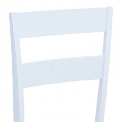 York chair pakoworld in white-natural shade 39.5x47.5x89cm York chair pakoworld in white-natural shade 39.5x47.5x89cm