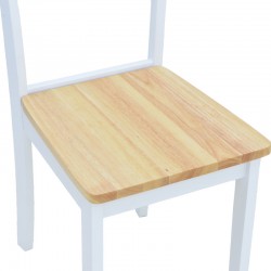 York chair pakoworld in white-natural shade 39.5x47.5x89cm York chair pakoworld in white-natural shade 39.5x47.5x89cm