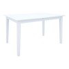 Mabor pakoworld extendable wood table in white color 120-150x80x73.8cm