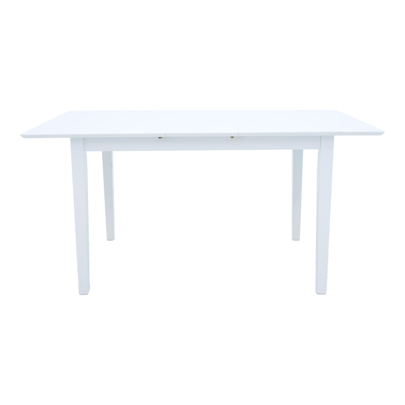 Mabor pakoworld extendable wood table in white color 120-150x80x73.8cm Mabor pakoworld extendable wood table in white color 120-150x80x73.8cm