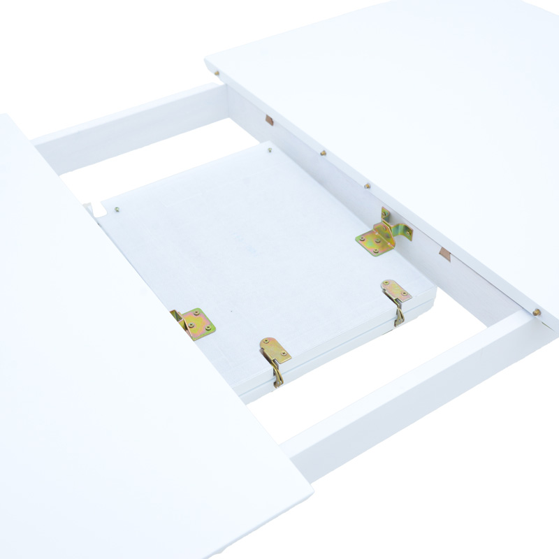 Mabor pakoworld extendable wood table in white color 120-150x80x73.8cm Mabor pakoworld extendable wood table in white color 120-150x80x73.8cm
