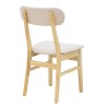 Καρέκλα Gaborn pakoworld σε φυσικό-μπεζ απόχρωση 47x47x81,5εκ