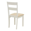 Καρέκλα Dallan pakoworld rubberwood λευκό 40x47.5x89εκ