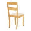 Καρέκλα Dallan pakoworld rubberwood σε φυσική απόχρωση 40x47.5x89εκ
