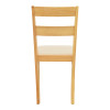Καρέκλα Dallan pakoworld rubberwood σε φυσική απόχρωση 40x47.5x89εκ