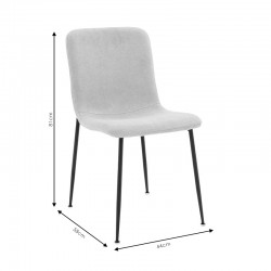 Gratify pakoworld chair boucle fabric khaki-leg black Gratify pakoworld chair boucle fabric khaki-leg black