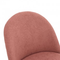 Graceful pakoworld chair bouclé fabric rotten apple-leg black Graceful pakoworld chair bouclé fabric rotten apple-leg black
