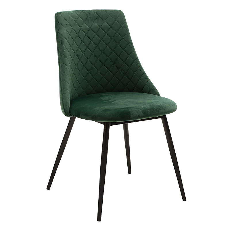 Dining table Lifo-Giselle pakoworld set of 5 pcs MDF cement-dark green 140x80x75cm Dining table Lifo-Giselle pakoworld set of 5 pcs MDF cement-dark green 140x80x75cm