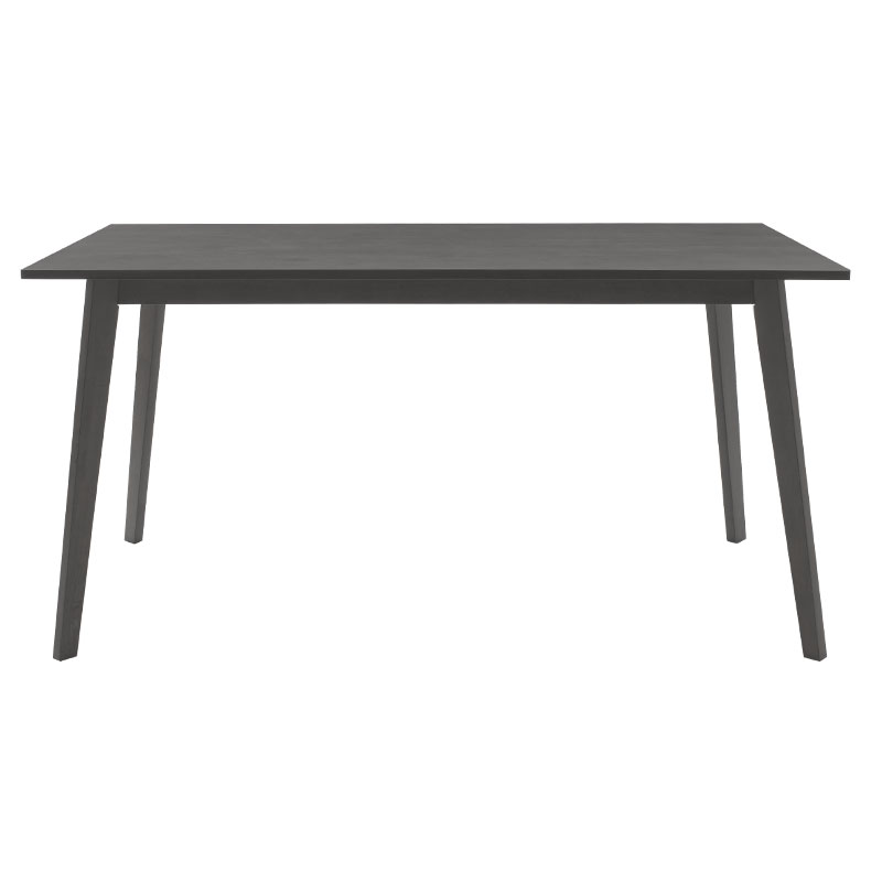Τραπέζι Benson pakoworld MDF με καπλαμά χρώμα rustic grey 150x90x75εκ
