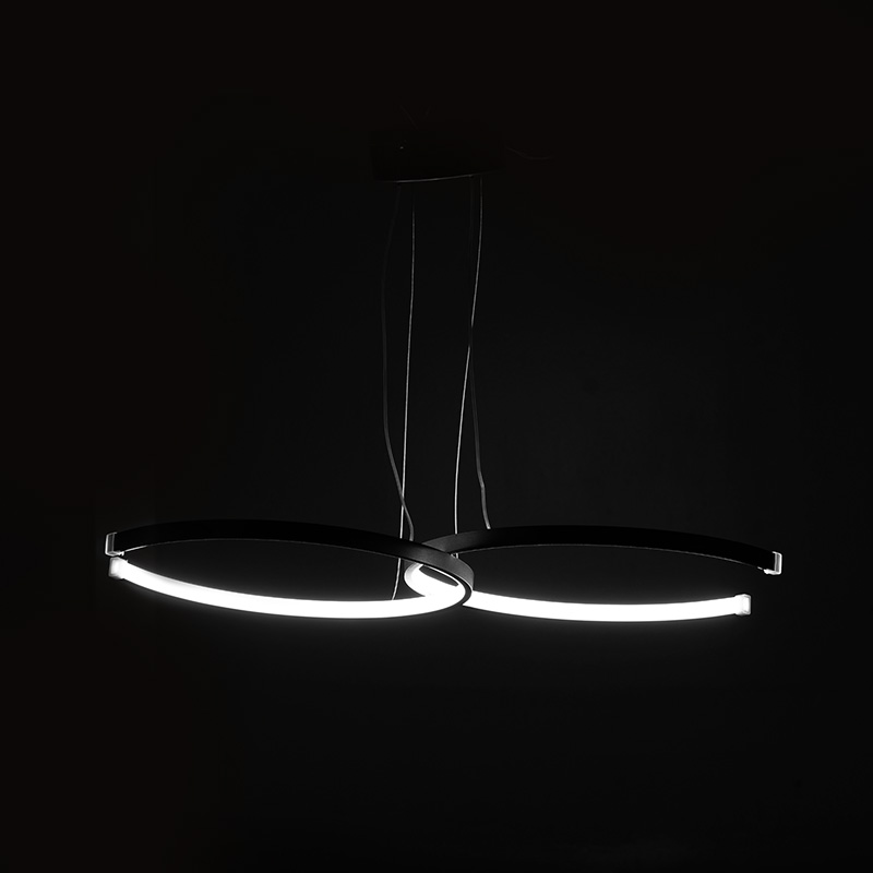 Ceiling light PWL-1176 pakoworld LED 3000K in black color 66x39x44cm Ceiling light PWL-1176 pakoworld LED 3000K in black color 66x39x44cm
