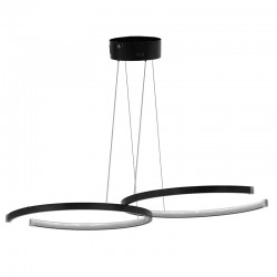 Ceiling light PWL-1176 pakoworld LED 3000K in black color 66x39x44cm Ceiling light PWL-1176 pakoworld LED 3000K in black color 66x39x44cm