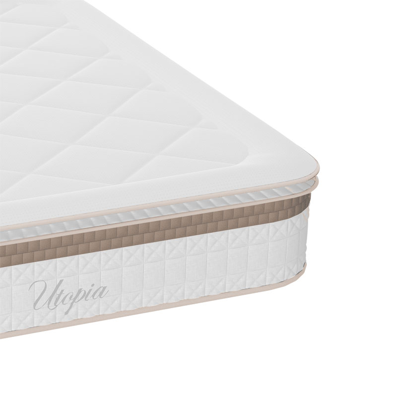 Utopia pakoworld pocket spring mattress with aloe vera top layer 30-32cm 160x200cm Utopia pakoworld pocket spring mattress with aloe vera top layer 30-32cm 160x200cm