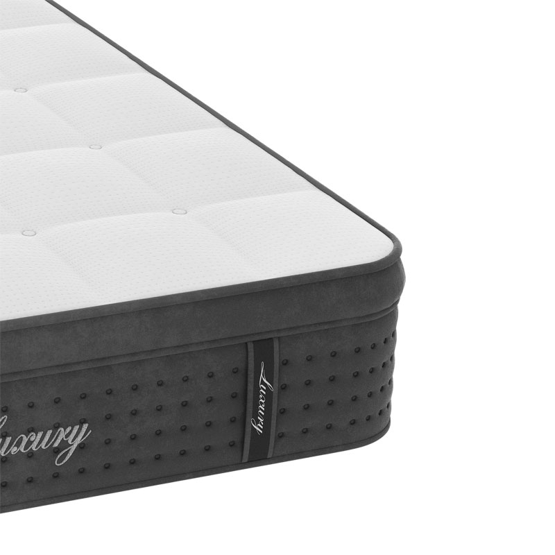 Στρώμα Luxury pakoworld pocket spring+gel memory foam+latex διπλής όψης aloe vera 34-36cm 150x200εκ