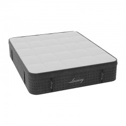 Στρώμα Luxury pakoworld pocket spring+gel memory foam+latex διπλής όψης aloe vera 34-36cm 150x200εκ