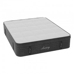 Στρώμα Luxury pakoworld pocket spring+gel memory foam+latex μονής όψης aloe vera 34-36cm 160x200εκ