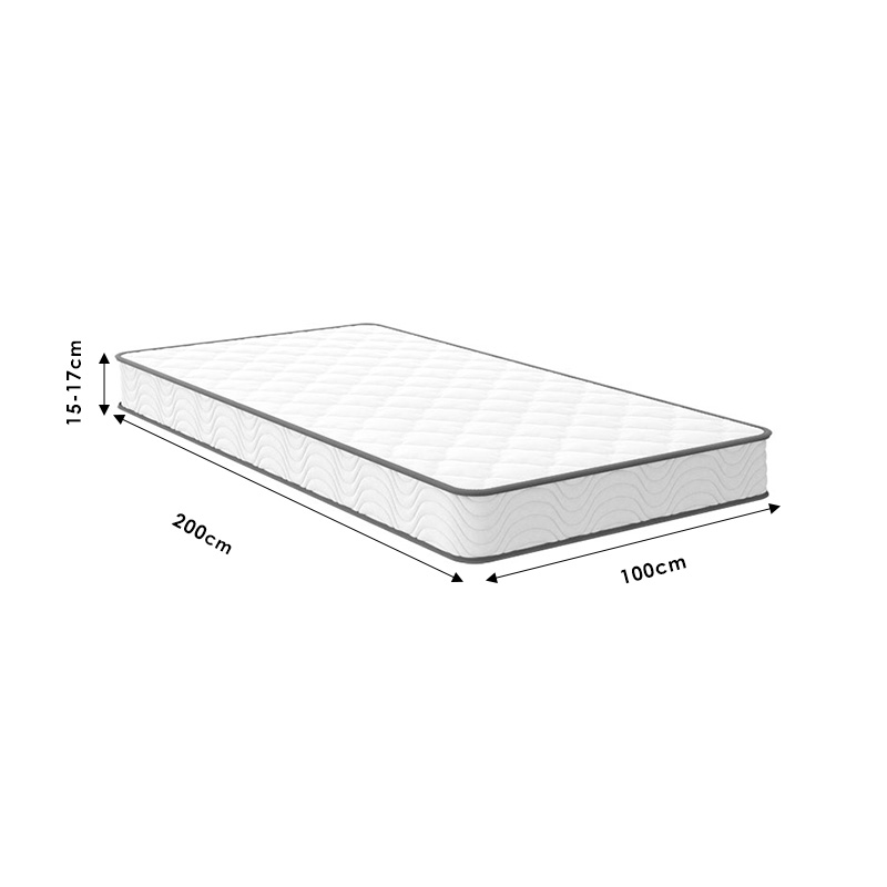 Στρώμα Levander pakoworld bonnel springs roll pack μονής όψης aloe vera 15-17cm 100x200εκ Στρώμα Levander pakoworld bonnel springs roll pack μονής όψης aloe vera 15-17cm 100x200εκ