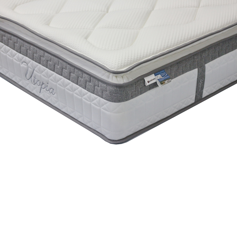 Mattress Utopia pakoworld pocket spring with topsoil 30-32cm 100x200cm Mattress Utopia pakoworld pocket spring with topsoil 30-32cm 100x200cm