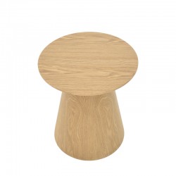 Coffee table Kayano pakoworld natural color mdf D45x50cm Coffee table Kayano pakoworld natural color mdf D45x50cm