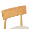 Chair Houlian pakoworld anthracite fabric-black metal leg 46x66x89cm