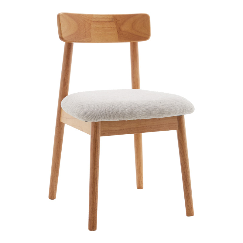 Chair Houlian pakoworld anthracite fabric-black metal leg 46x66x89cm