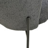 Καρέκλα Houlian pakoworld ανθρακί ύφασμα-πόδι μαύρο μέταλλο 44x66x89εκ