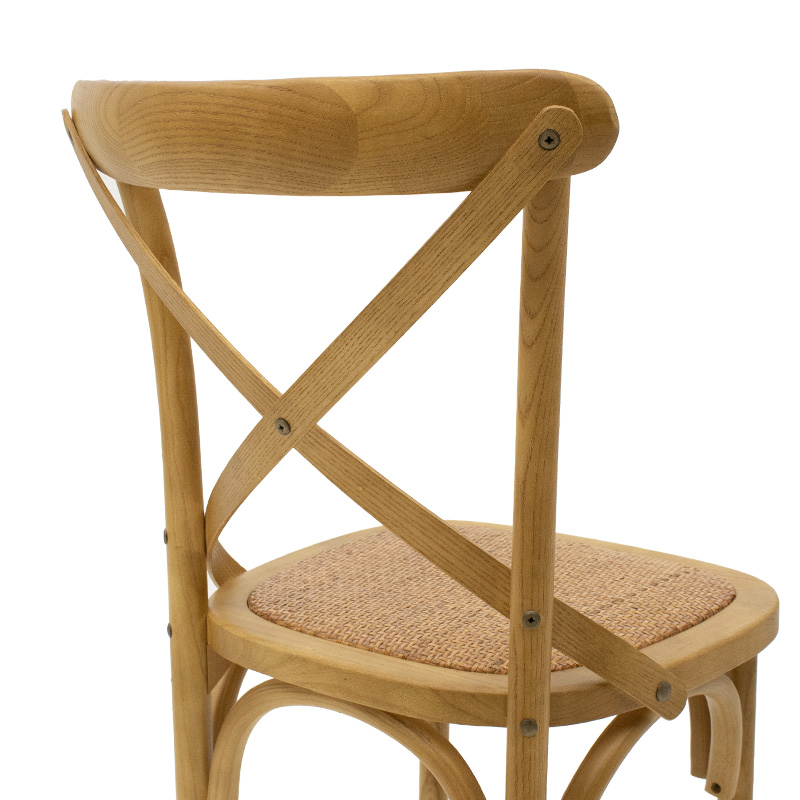 Bar stool Reid pakoworld wood sonoma- brown rattan Bar stool Reid pakoworld wood sonoma- brown rattan