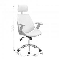 Director\'s office chair Fern pakoworld PU white-plywood natural Director\'s office chair Fern pakoworld PU white-plywood natural