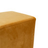 Pyra pakoworld stool golden velvet - golden metal 39x39x41cm