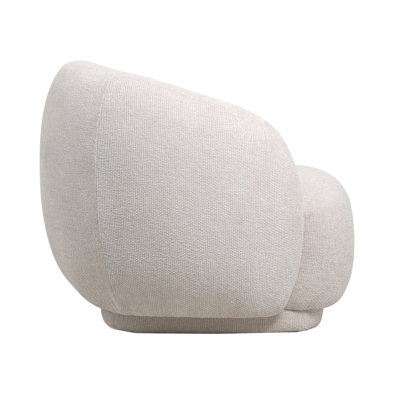 Armchair Freya pakoworld ivory fabric 93x87x76cm Armchair Freya pakoworld ivory fabric 93x87x76cm