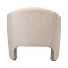 Armchair Berza pakoworld cream fabric 76x76x71cm