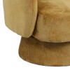 Kreslo pakoworld swivel armchair fabric in tan color 78x81x77cm
