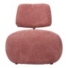 Stonie armchair pakoworld bouclé fabric in rotten apple shade 67x73x67cm