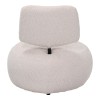 Stonie armchair pakoworld bouclé fabric in beige shade 67x73x67cm