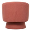 Kreslo pakoworld swivel armchair fabric in terracotta color 78x81x77cm