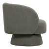 Kreslo pakoworld swivel armchair fabric in khaki color 78x81x77cm