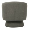 Kreslo pakoworld swivel armchair fabric in khaki color 78x81x77cm