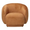 Armchair Freya pakoworld amber fabric color 93x87x76cm